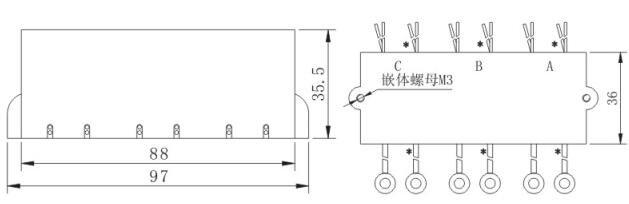 TR21109D Three phase current transformer